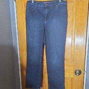 Gloria Vanderbilt Dark Blue Straight Leg Jeans